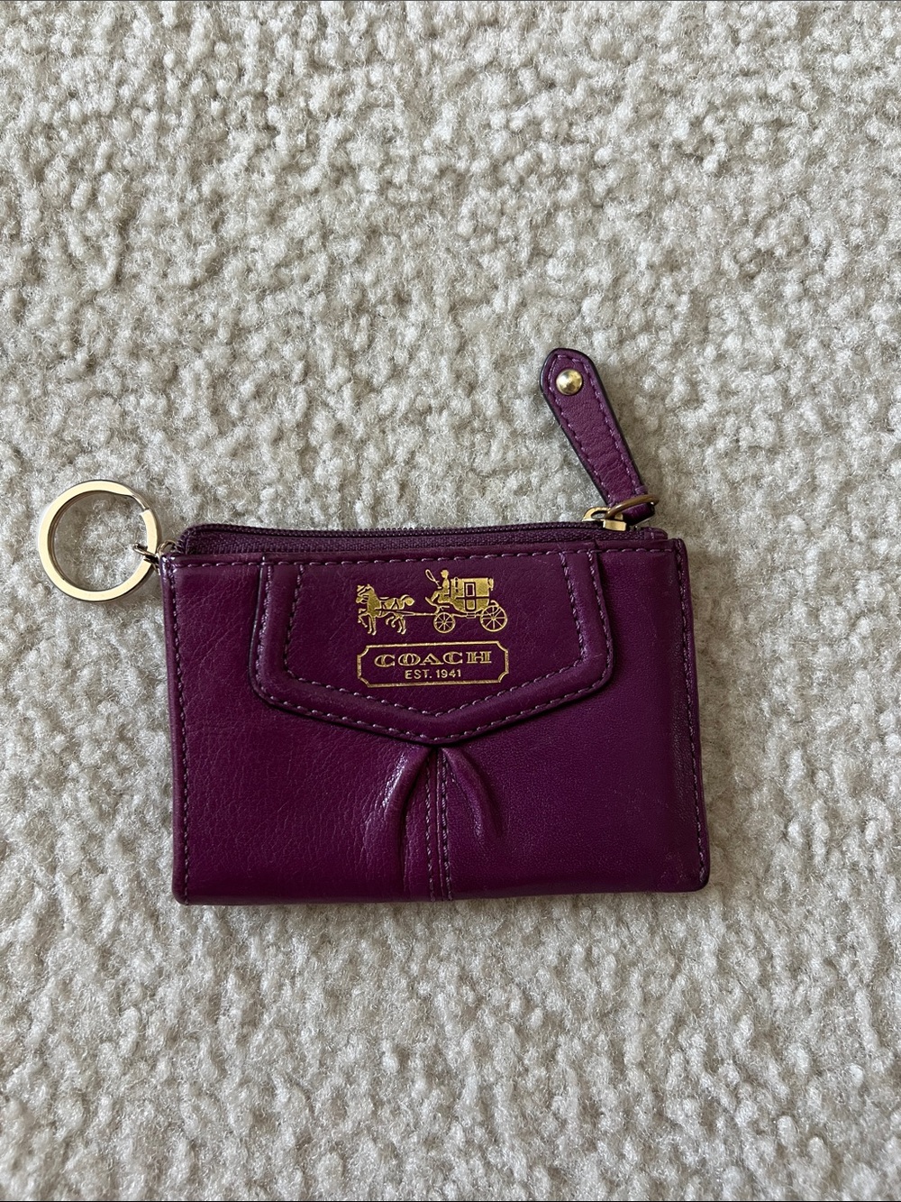 Coach keychain wallet